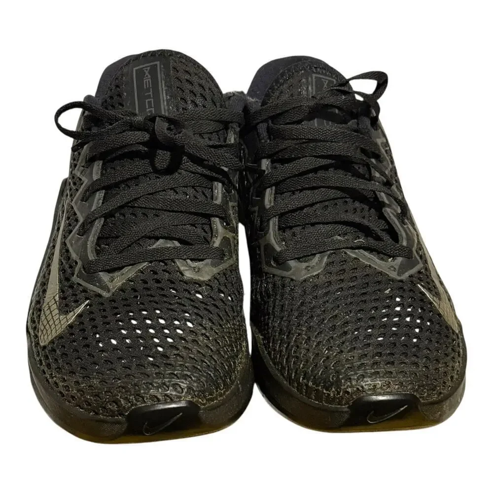 Nike Metcon 6 Black Gold Training Sneakers Men's Size 7 CK9388-001 Crossfit